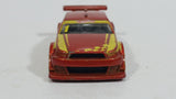 2008 Hot Wheels Amazoom Orange Yellow Die Cast Toy Car Vehicle - Treasure Valley Antiques & Collectibles