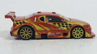 2008 Hot Wheels Amazoom Orange Yellow Die Cast Toy Car Vehicle - Treasure Valley Antiques & Collectibles