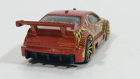 2008 Hot Wheels Amazoom Orange Yellow Die Cast Toy Car Vehicle - Treasure Valley Antiques & Collectibles