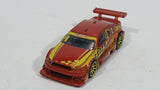 2008 Hot Wheels Amazoom Orange Yellow Die Cast Toy Car Vehicle - Treasure Valley Antiques & Collectibles