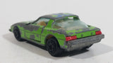 Vintage Yatming Mazda RX-7 "Ricky" Green No. 69 Die Cast Toy Car Vehicle with Opening Doors