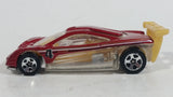 2008 Hot Wheels Top Speed GT Prototype 12 Metalflake Red Die Cast Toy Car Vehicle