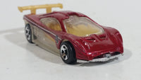 2008 Hot Wheels Top Speed GT Prototype 12 Metalflake Red Die Cast Toy Car Vehicle