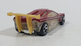 2008 Hot Wheels Top Speed GT Prototype 12 Metalflake Red Die Cast Toy Car Vehicle