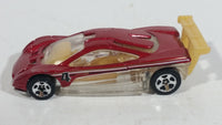 2008 Hot Wheels Top Speed GT Prototype 12 Metalflake Red Die Cast Toy Car Vehicle