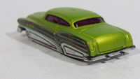 2010 Hot Wheels Cool 'N Custom So Fine Lime Green Die Cast Toy Car Vehicle