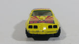 Vintage Yatming Pontiac Trans Am Turbo T/A #30 New York City U.S.A. No. 1030 Yellow Die Cast Toy Muscle Car Vehicle