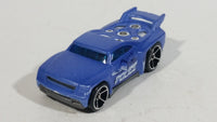 2014 Hot Wheels Color Shifters Bassline Police Officer Cop Light Blue Die Cast Toy Car Law Enforcement Vehicle - Treasure Valley Antiques & Collectibles