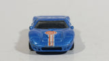 2008 Hot Wheels Web Trading Cards Ford GT - 40 Light Blue Die Cast Toy Race Car Vehicle