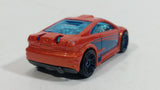 2010 Hot Wheels Asphalt Assault Orange Die Cast Toy Car Vehicle