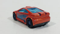 2010 Hot Wheels Asphalt Assault Orange Die Cast Toy Car Vehicle