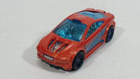 2010 Hot Wheels Asphalt Assault Orange Die Cast Toy Car Vehicle