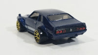 2018 Hot Wheels Factory Fresh Custom Ford Maverick Dark Navy Blue Die Cast Toy Muscle Car Vehicle - Treasure Valley Antiques & Collectibles