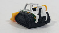 2014 Matchbox Mini Dozer White Die Cast Toy Construction Equipment Machinery Vehicle