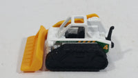 2014 Matchbox Mini Dozer White Die Cast Toy Construction Equipment Machinery Vehicle