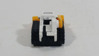 2014 Matchbox Mini Dozer White Die Cast Toy Construction Equipment Machinery Vehicle