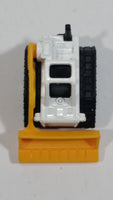 2014 Matchbox Mini Dozer White Die Cast Toy Construction Equipment Machinery Vehicle