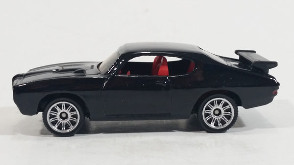 Hard to Find 2007 Matchbox '70 Pontiac GTO Black Die Cast Toy Muscle Car Vehicle - Treasure Valley Antiques & Collectibles