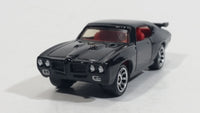 Hard to Find 2007 Matchbox '70 Pontiac GTO Black Die Cast Toy Muscle Car Vehicle - Treasure Valley Antiques & Collectibles