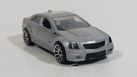 2010 Hot Wheels '09 Cadillac CTS-V Metalflake Silver Grey Die Cast Toy Luxury Car Vehicle