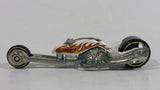 2010 Hot Wheels Cool 'N Custom Hammer Sled Motorcycle White Die Cast Toy Motorbike Vehicle