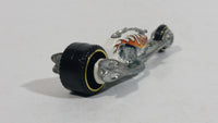 2010 Hot Wheels Cool 'N Custom Hammer Sled Motorcycle White Die Cast Toy Motorbike Vehicle