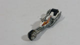 2010 Hot Wheels Cool 'N Custom Hammer Sled Motorcycle White Die Cast Toy Motorbike Vehicle