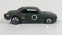 2006 Hot Wheels Vairy 8 Flat Dark Olive Army Green Die Cast Toy Muscle Car Vehicle