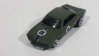 2006 Hot Wheels Vairy 8 Flat Dark Olive Army Green Die Cast Toy Muscle Car Vehicle