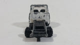 Vintage Zylmex Dyna Wheels Tow Truck D58 White Die Cast Toy Car Vehicle Made in Hong Kong