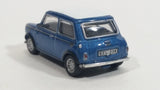 Hongwell Austin Morris Mini 7 Cooper Blue with White Stripes 1/72 Scale Die Cast Miniature Toy Car Vehicle - Treasure Valley Antiques & Collectibles