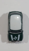 Hongwell Austin Morris Mini 7 Cooper Dark Green with White Stripes 1/72 Scale Die Cast Miniature Toy Car Vehicle