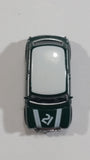 Hongwell Austin Morris Mini 7 Cooper Dark Green with White Stripes 1/72 Scale Die Cast Miniature Toy Car Vehicle