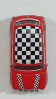 Hongwell Austin Morris Mini 7 Cooper Red with Checkered Roof 1/72 Scale Die Cast Miniature Toy Car Vehicle - Treasure Valley Antiques & Collectibles