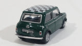 Hongwell Austin Morris Mini 7 Cooper Green with Checkered Roof 1/72 Scale Die Cast Miniature Toy Car Vehicle