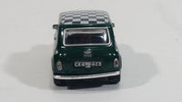 Hongwell Austin Morris Mini 7 Cooper Green with Checkered Roof 1/72 Scale Die Cast Miniature Toy Car Vehicle