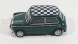 Hongwell Austin Morris Mini 7 Cooper Green with Checkered Roof 1/72 Scale Die Cast Miniature Toy Car Vehicle - Treasure Valley Antiques & Collectibles