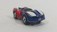 2011 Maisto Marvel Velocidad Spiderman Blue Red Die Cast Toy Superhero Car Vehicle