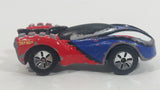 2011 Maisto Marvel Velocidad Spiderman Blue Red Die Cast Toy Superhero Car Vehicle