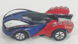 2011 Maisto Marvel Velocidad Spiderman Blue Red Die Cast Toy Superhero Car Vehicle