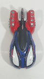 2011 Maisto Marvel Velocidad Spiderman Blue Red Die Cast Toy Superhero Car Vehicle