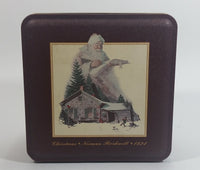 1993 Mars Snickers Chocolate Bar Christmas Norman Rockwell 1924 Brown Metal Tin Container Collectible - Treasure Valley Antiques & Collectibles