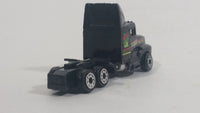 1992 Racing Champions Mello Yello Soda Pop Beverage Semi Tractor Truck Black Die Cast Toy Car Delivery Rig Vehicle