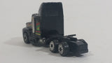 1992 Racing Champions Mello Yello Soda Pop Beverage Semi Tractor Truck Black Die Cast Toy Car Delivery Rig Vehicle - Treasure Valley Antiques & Collectibles