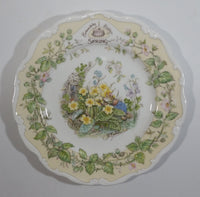 Vintage 1982 Royal Doulton Jill Barklem Four Seasons Bone China Plates Full Set Made in England