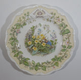 Vintage 1982 Royal Doulton Jill Barklem Four Seasons Bone China Plates Full Set Made in England