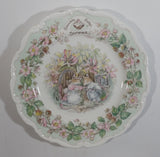 Vintage 1982 Royal Doulton Jill Barklem Four Seasons Bone China Plates Full Set Made in England