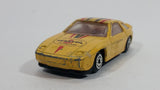 Vintage Zee Toys Dyna Wheels Porsche 928S Pennzoil Yellow Die Cast Toy Car Vehicle