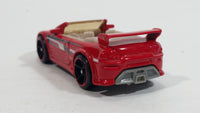 2011 Hot Wheels Tunerz Mitsubishi Eclipse Convertible Red Die Cast Toy Car Vehicle