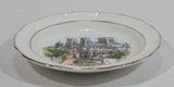 Rare Vintage Foley China York Minster Gold Rimmed Saucer Plate Souvenir Travel Collectible